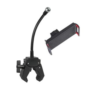 Metal Tube Tablets Mount Featuring 35mm Thickness Grip 13 47mm Pipe Compatibility For Stable Positioning