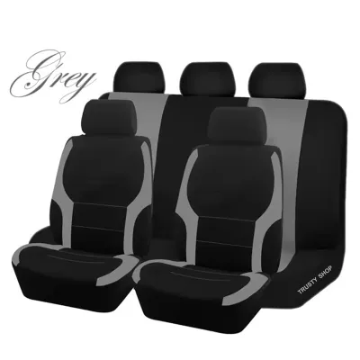 TRUSTY ผ้าหุ้มเบาะรถยนต์คู่หน้า ผ้าคลุมเบาะรถยนต์ กันรอย กันเปื้อน 4 pcs. Front Car Seat Cover NO.3667