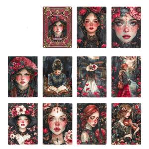 30Pcs/Set Antique Paper Sheets Scrapbooking Decorative Paper Journaling Crafting Supplies For Notebooks Photo Album