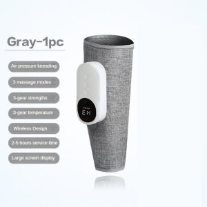 Electric Wireless Air Compression Leg Massager with Heat 3 Modes 3 Intensities for Edema Varicose Veins Physiotherapy Promote Blood Circulation Relieve Pain Fatigue