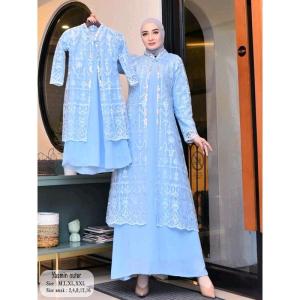 NEW ARRIVAL Gamis Rompi Outer Terpisah / Gamis Pesta Modern / Gamia Kondangan Mewah / Dres Kekinian / Gamis Premium / Baju Gamis Outher  / Gamis Ibu dan Anak / Couple Ibu dan Anak