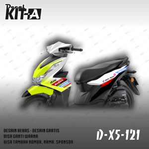 Decal Sticker Honda All New Beat 2024 Motif MOTO GP D-X5-030 X5-114 X5-115 X5-121