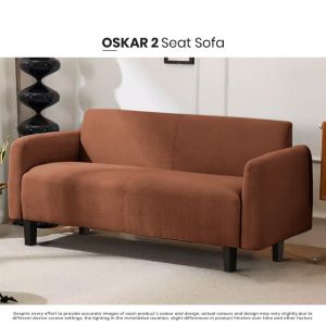 F&F : Khalifa Luxury Sofa PVC minimalist sofa / Sofa 3 seater / Sofa 2 seater /sofa ruang tamu