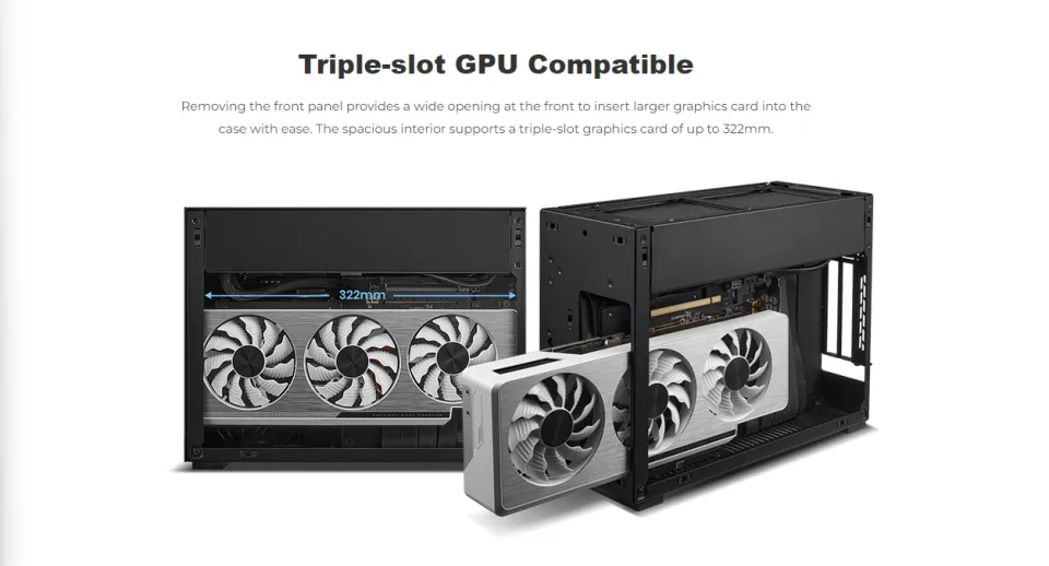 PCケース(自作PC用) LIANLI A4-H2OX4 BLACK Lian Li A4 H2O 4.0 Mini-ITX Min-Tower Computer Case - Black