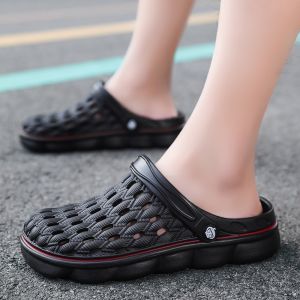 SAGYRITE Slipper Lazy Half Slipper Beach Flip Flops Sandals for Men