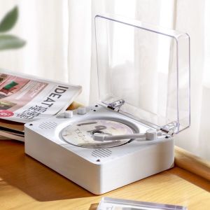 【In stock】Middix CD/DVD player with Speaker for kpop albums Retro Bluetooth Speaker usb play Portable Music Player Built-in Battery AUX input/output