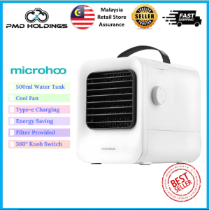 Microhoo MH02C Portable USB Air-Conditioning 2.5m/s Cooling Fan Negative Ion Purifier Air Cooler Mini Air Conditioner