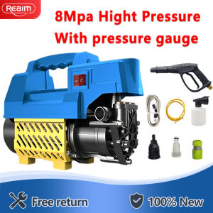 Car washer High pressure washer 3800W High Power Sprayer Household portable Car Wash Machine With Gun  portable car washing artifact anti-leakage protectio