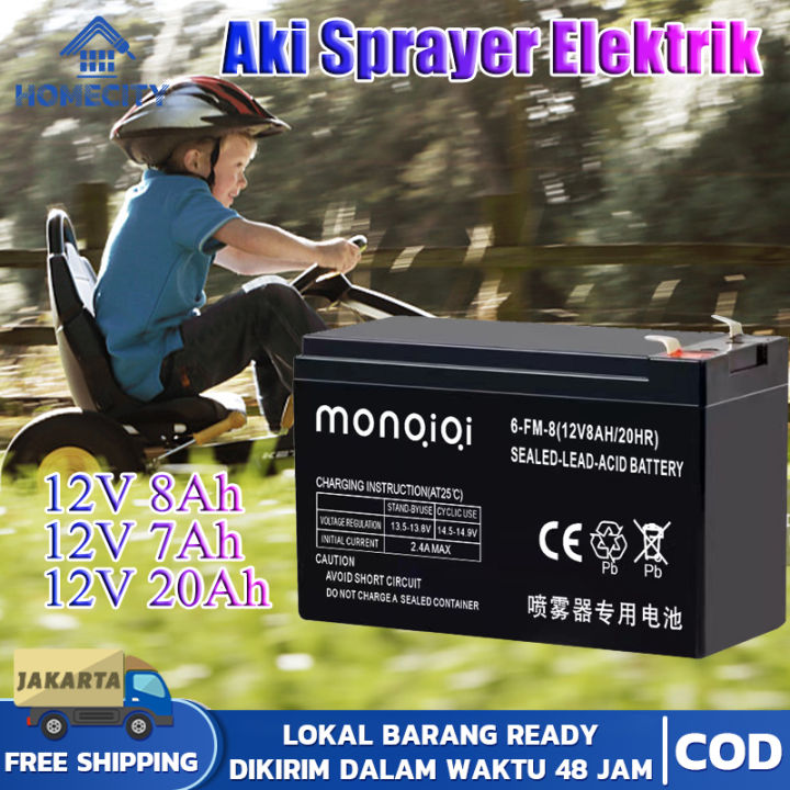 AKI KERING VRLA UPS 12V 8AH TAHAN LAMA/Aki Kering Sinleader Original