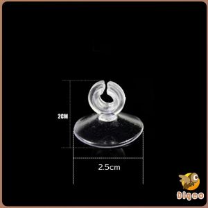 Digeo Aquarium Suction Cup Clips Air line Tube Holders Clamps Fish Tank Hose Holder Clips 25mm 30mm
