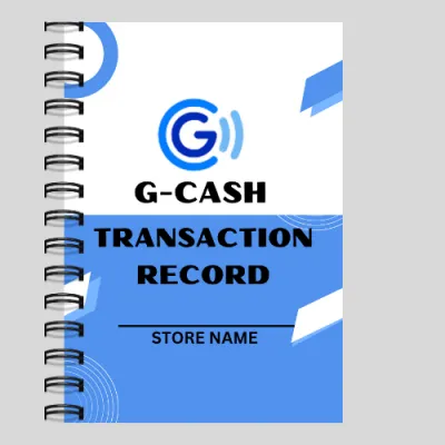 GCASH NOTEBOOK TRANSACTION RECORD 100 pages or 50 leaves