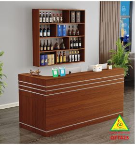 QUẦY LỄ TÂN QUẦY TIẾP TÂN QUẦY TÍNH TIỀN QUẦY THU NGÂN QTT423- Nội thất lắp ráp Viễn Đông Adv