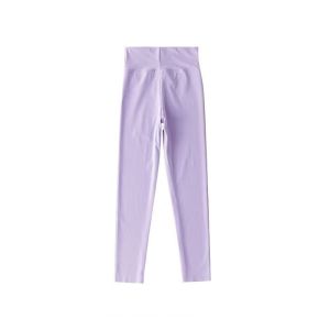 BAIXL Breathable Girls Athletic Leggings High Rise Quick Drying Kids Workout Yoga Pant Gym Seamless Running Active Tights Dance