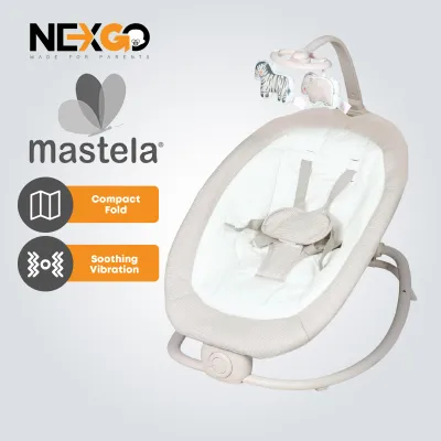 NEW Mastela Premium Swing V2 Lullaby Orbit Auto Electric Music Cradle Chair & Baby Rocker | Foldable Manual Rocker