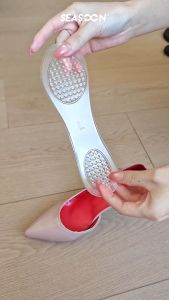 Transaprent Hidden Silicone Gel Massage Shoes Insoles Women High Heels Foot Pad Cushion 1pair