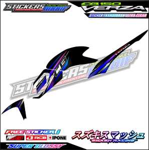 STRIPING VARIASI CB VERZA 150/ STICKER LIST MOTOR HONDA CB 150 VERZA