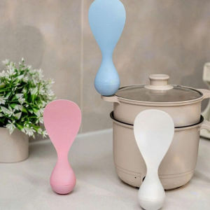 Vá Xới Cơm Tự Đứng Lật Đật – Vá Cơm Chống Dính Nhựa PP An Toàn Dụng Cụ Nhà Bếp Cho Gia Đình