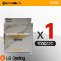 Continental Giro Tubular Tyre 700X22c Black ReadyStock Road Bike Tire 160 TPI Folding Allround Tubular Cycling Tires. 