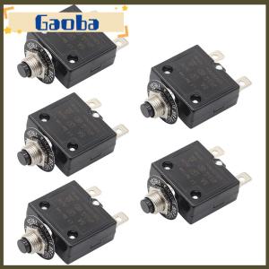 gaoba 20A 25A 30A 40A Circuit Breaker Overload Overcurrent Protector L-MC Series Switch Fuse DIY Electronic Accessories
