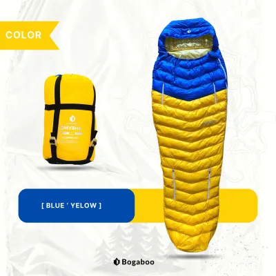 BOGABOO Sleeping Bag ECODOWN FP 600+ Seri OMYSHA - sleeping bag Mummy - sleeping bag Hiking Camping - sleeping bag goose down synthetic