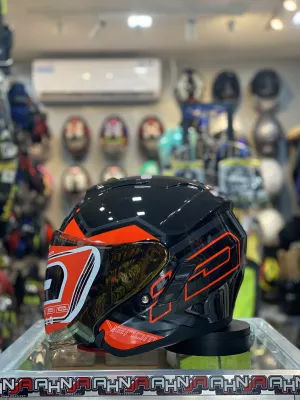 ID VENOM HALF FACE MADE IN THAILAND DUAL VISOR HELMET