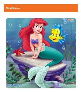 NÀNG TIÊN CÁ - 20 MẢNH / TRANH GHÉP HÌNH RÈN LUYỆN TRÍ NÃO