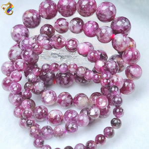 Super Premium Grade Purple Emerald Lepidolite Bracelet