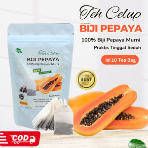 COD Teh Biji Pepaya isi 10 Tea Bag - Teh Celup Biji Pepaya Untuk Obat