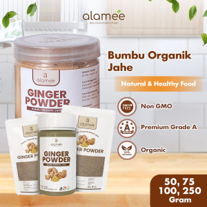 ALAMEE Jahe Bubuk Ginger Powder Bumbu Dapur Masak Instan Murni Asli Tanpa Campuran