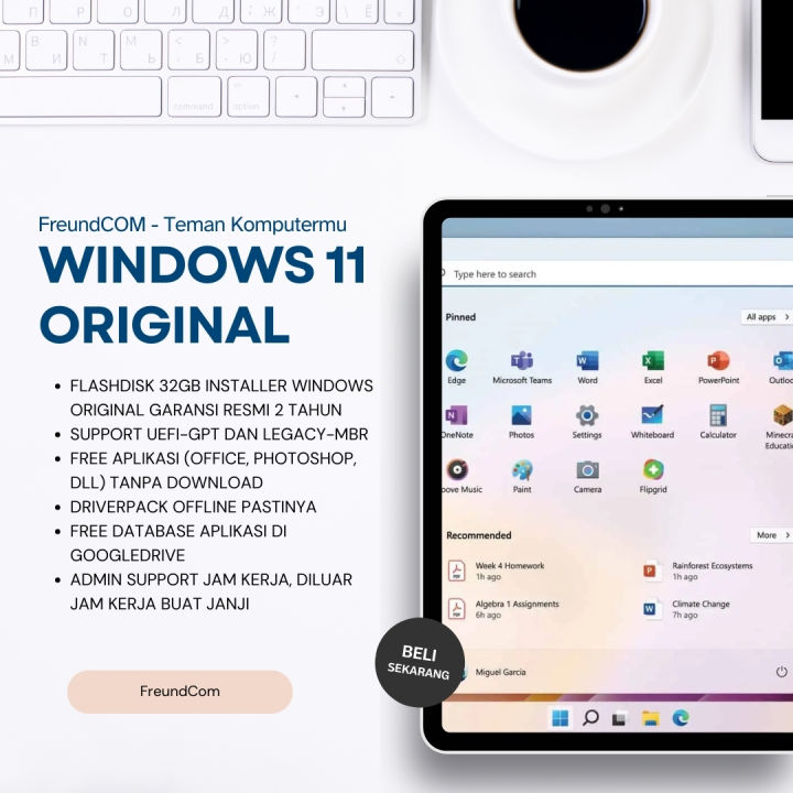 Bootable Flashdisk Windows 11 24H2 Setup Original + Free Aplikasi ...