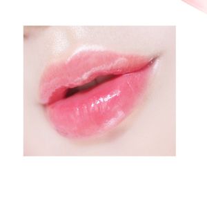 OMQAIO Cốc chống dính Môi đổi màu theo nhiệt độ Lá Vàng ăn được Trong suốt Son môi Hoa Thạch Thay đổi Ma Thuật Dưỡng ẩm Phụ nữ