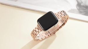 Solid Metal Bands Compatible with Watch Band Series 9 8 7 6 5 4 3 2 1 SE Ultra 38mm 40mm 41mm 42mm 44mm 45mm 49mm Thin Stainless Steel Chain Strap for Women iWatch Bands