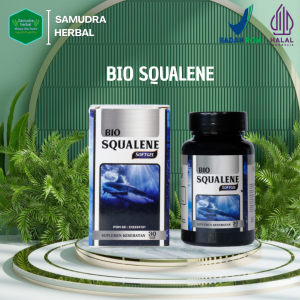 BIO SQUALENE ASLI ORGINAL MINYAK HATI IKAN HIU 30 SOFTGEL KAPSUL LUNAK