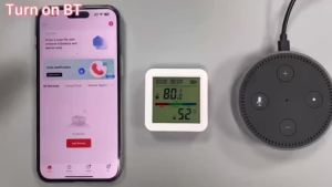 (HD1)Tuya Wifi Smart Temperature and Humidity Sensor with Backlight Compatible with Smart Life Alexa and Assistant Sensor Suhu Dan Kelembapan Wifi Pintar Tuya Dengan Lampu Belakang Serasi Dengan Smart Life Alexa Dan Assistant