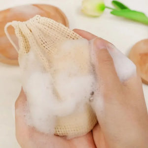Exfoliating Mesh Soap Saver Pouch Natural Sisal Bubble Foam Net Handmade Soap Mesh Bag Home Cleaning Tools [In Stock]