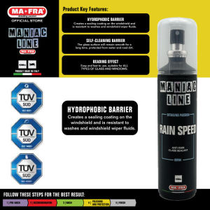 Maniac Line Rain Speed 100ml (Windscreen glass instant hydrophobic coating)
