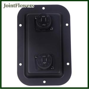 JointFlowers Tấm ổ cắm Hộp nối Clip Guitar kép lớn cho PA Tủ loa ổ cắm Hộp nối Clip phụ kiện