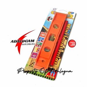 Waterpas Magnet 9 Inch Plus Pencil Tukang - Waterpass Torpedo