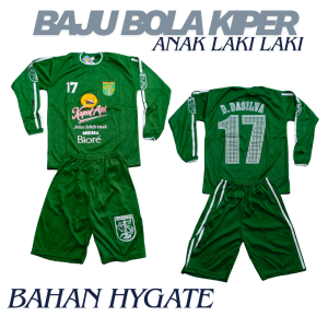 COD/ setelan baju persebaya lengan panjang/baju sepakbola kiper anak laki laki