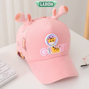 Nón lưỡi trai trẻ em đính kèm tai thú cực cưng cùng họa tiết in nổi  tông màu tươi sáng LADISO - NN42