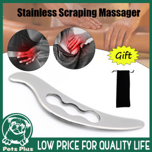 ★Same Day Shipping★ Stainless Steel Scraper Facial Massage Gua Sha Tool Face Lift Anti-Aging Skin Tightening Cooling Metal Contour Reduce Puffiness Stainless-Scraping