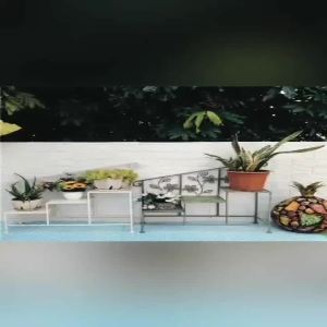 Indoor Flower Plant Rack Plant Stand Flower Pot Rack Courtyard High Storage Trade Storage Moisture Proof Plant Stand Shelf Garden Flower Pot Rack
