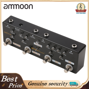 MOSKY Audio SOL918 5-in-1 Multi Effect Pedal Combined Effect Guitar Pedal True Bypass Multi-in-one Combined Effect Device Reverb Delay FX Loop Overdrive Distortion for Guitar Bass Electro-acoustic Products