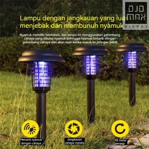 DJDMax Lampu Perangkap Pembunuh Nyamuk LED Tenaga Surya Outdoor Lampu Taman LED Tenaga surya Model Tancap / Lampu Hias / Lampu Perangkap Nyamuk / Lampu Pembasmi Nyamuk / Lampu Taman LED / LED Lamp solar Mosquito Killer Insert Killer