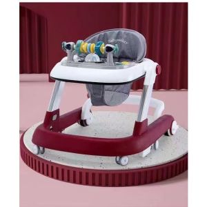 Baby Walker with music Foldable Adjustable height 6-18 Months Multifunctional