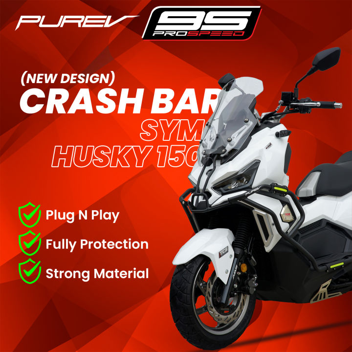 Sym HUSKY 150 Crash Bar Set Crash Protection For Motorcycles
