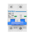 2P DC 600V AC 400V Solar Mini Circuit Breaker Battery Switch 125A 100A DC MCB for Photovoltaic PV System AC MCB. 