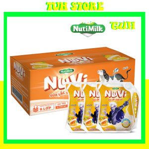 Sữa Lắc Trái Cây Hương Cam Nuvi 110ml Dạng Túi Giúp Bé Phát Triển Trí Não Chiều Cao Cho Bé-TUH