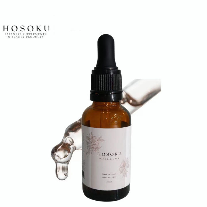 Minoxidil 15% Hosoku Hair Growth(with collagen and castor oil