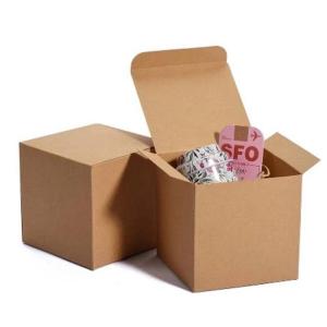 10pcs Brown Kraft Paper Box For Packaging Handmade Soap Packing Box Small Gift Candy Package Party Craft Gift Boxes